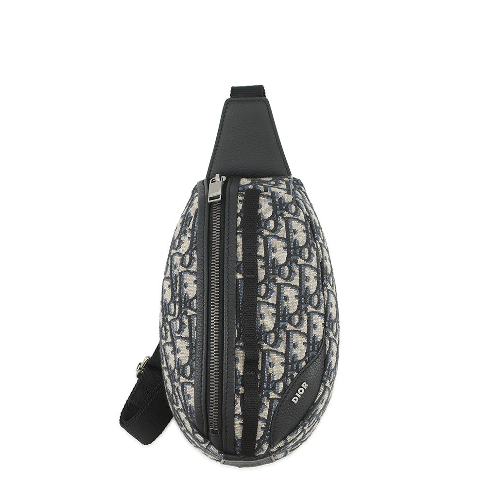 Dior Oblique SCARAB Crossbody Bag Black/Beige2ESBC311YKY Canvas Size Mini