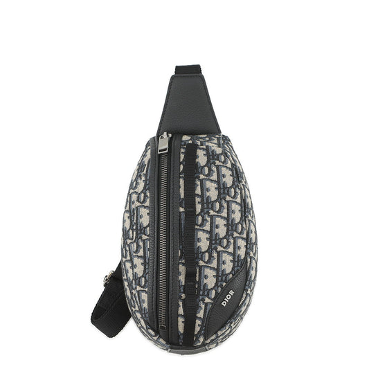 Dior Oblique SCARAB Crossbody Bag Black/Beige2ESBC311YKY Canvas Size Mini