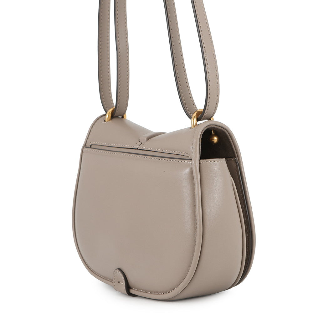 FENDI C'mon Shoulder Bag Beige8BS082 Leather Size Small