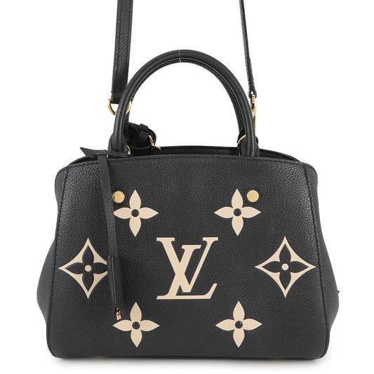 LOUIS VUITTON MontaigneBB NoirM45778 Monogram Empreinte Leather Size BB