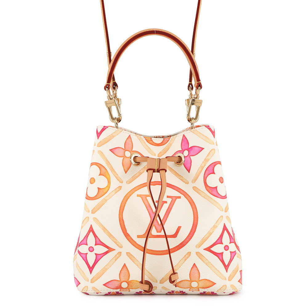 LOUIS VUITTON Neonoe CoralM25315 Monogram Tile by the Pool Size BB