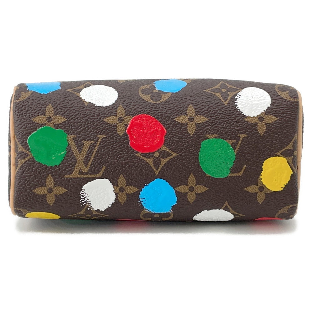 LOUIS VUITTON LV X YK Nano Speedy RedM81979 Monogram Painted Dot Size Nano