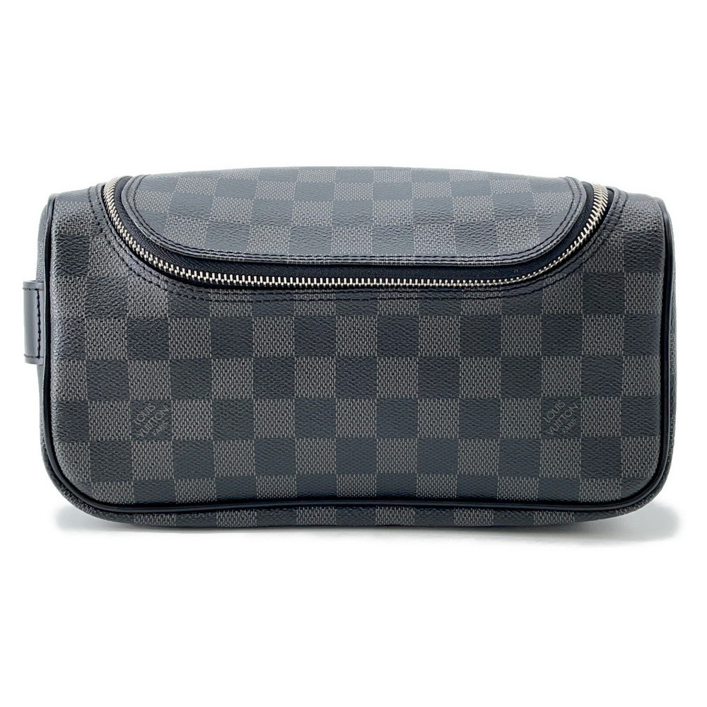 LOUIS VUITTON Toilette Pouch NoirN47625 Damier Graphite