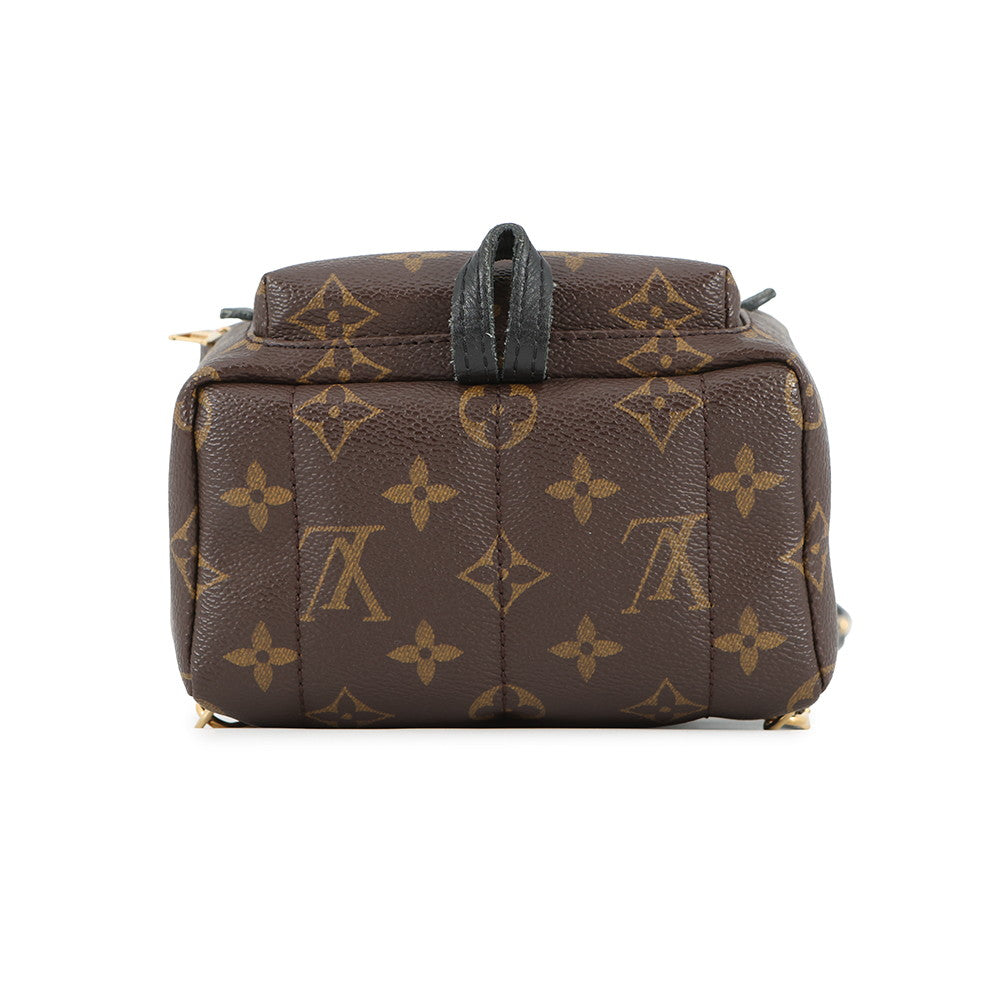 LOUIS VUITTON Palm Springs Backpack NoirM42971 Monogram Size MINI