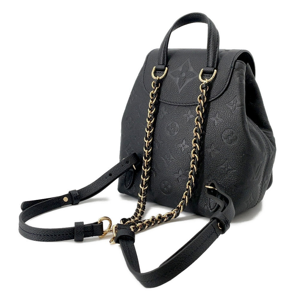 LOUIS VUITTON backup NoirM47072 Monogram Empreinte Leather