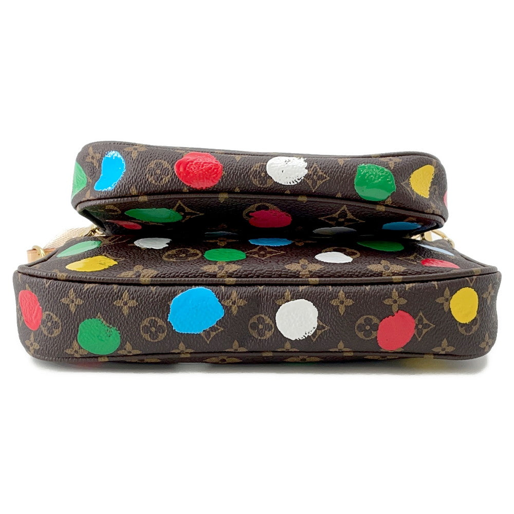 LOUIS VUITTON LV x YK Multi?Pochette Accessoires RedM46385 Monogram Painted Dot