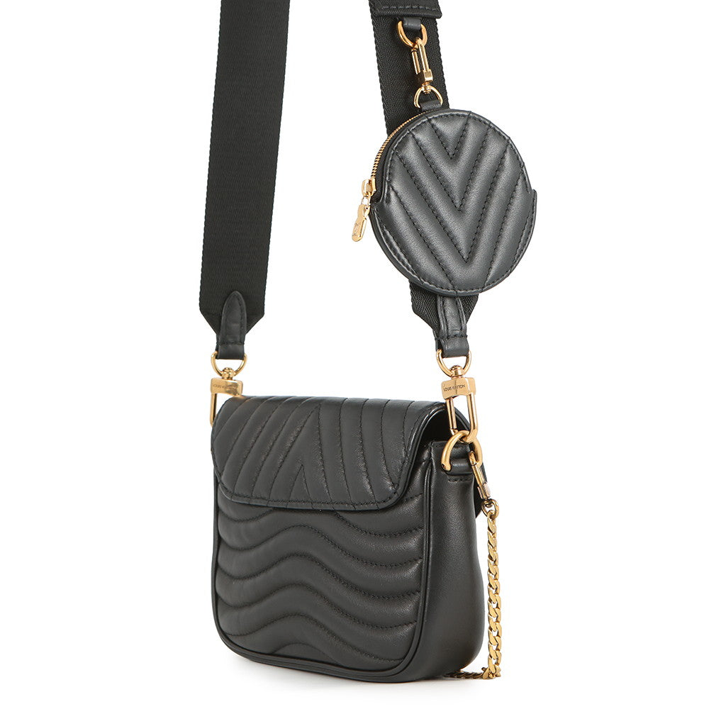 LOUIS VUITTON Multi Pochette NoirM56461 Calf Leather