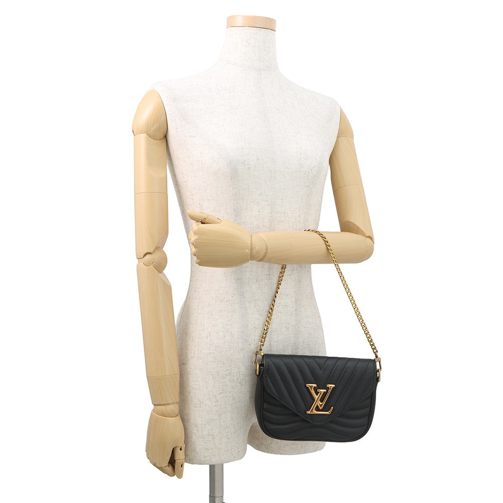 LOUIS VUITTON Multi Pochette NoirM56461 Calf Leather