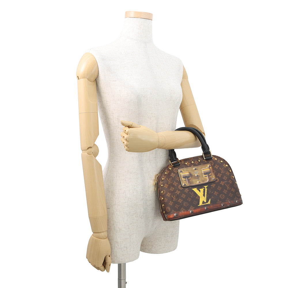 LOUIS VUITTON Time Trunk Alma BrownM52743 Transford Monogram Size BB