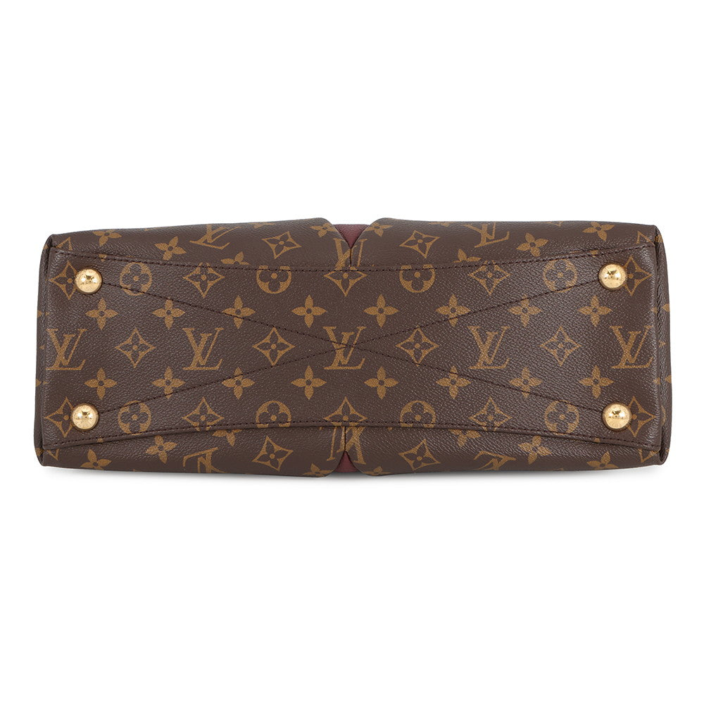 LOUIS VUITTON V Tote BordeauxM43949 Monogram Size MM