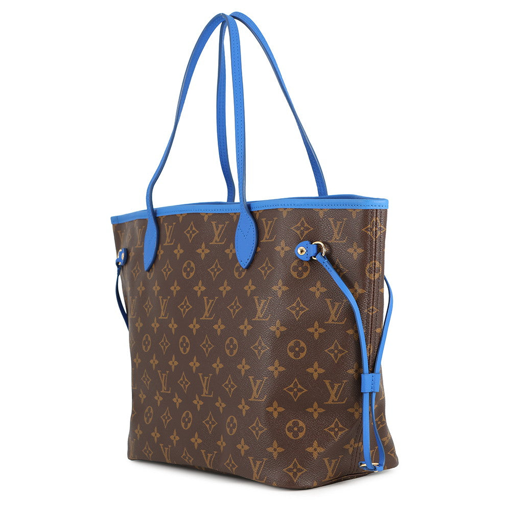 LOUIS VUITTON Neverfull Grand BleuM40938 Monogram Ikat Flower Size MM