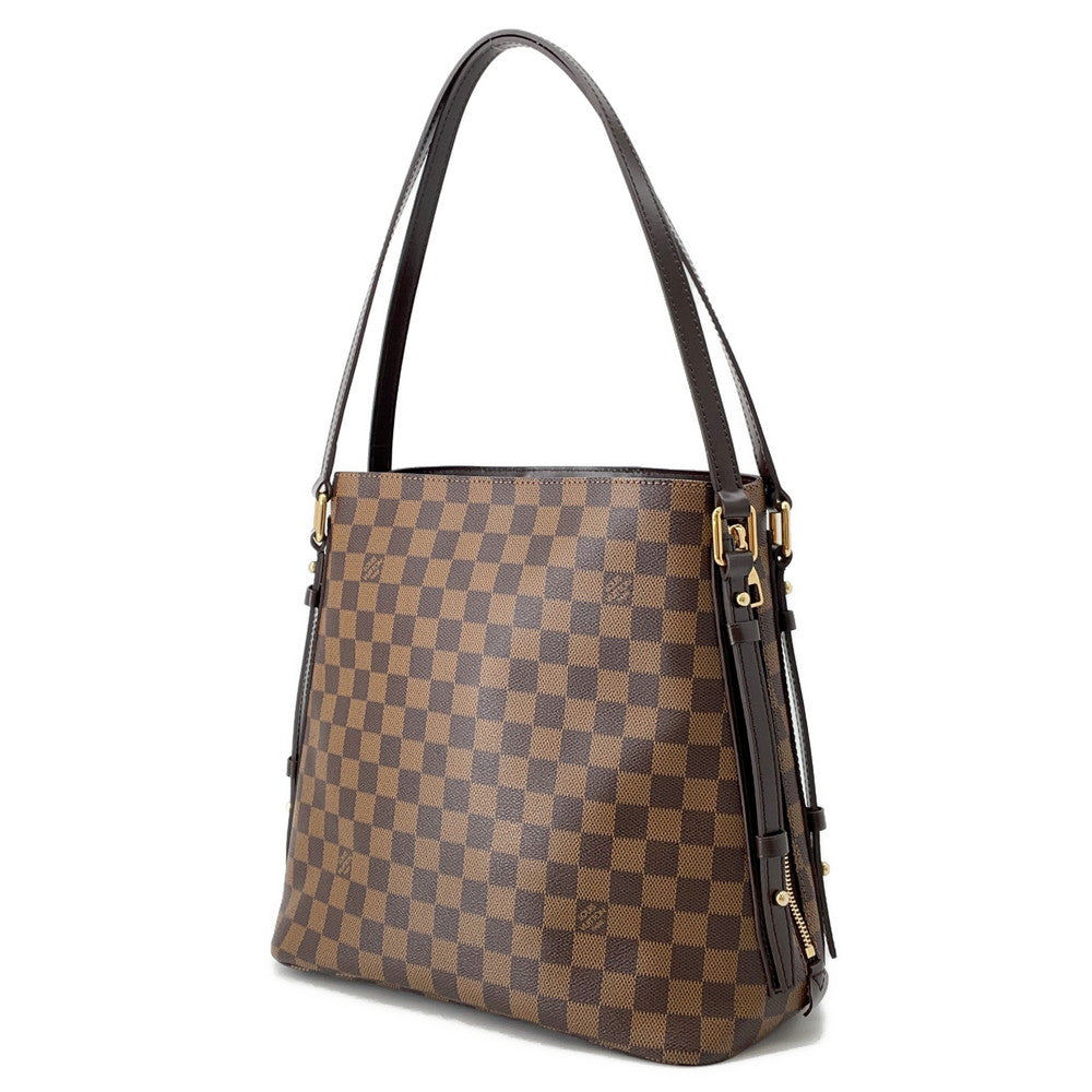 LOUIS VUITTON Cabas?Rivington RedN41108 Damier Ebene Canvas