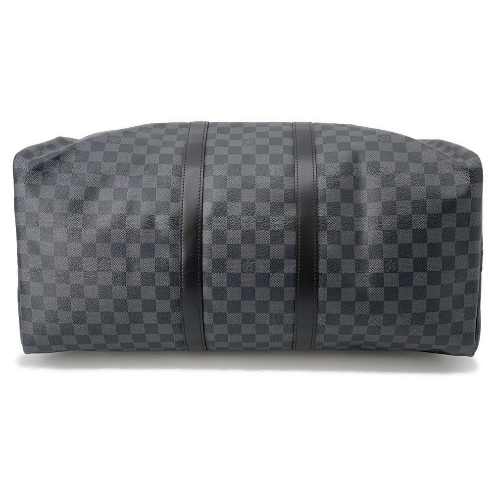 LOUIS VUITTON Keepall Bandouliere NoirN41413 Damier Graphite Size 55