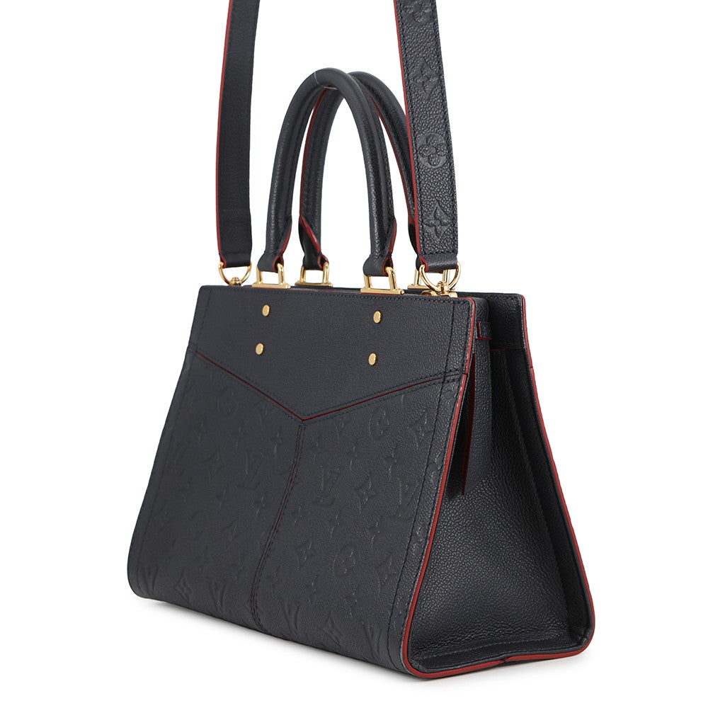 LOUIS VUITTON Sully Marine RougeM54195 Monogram Empreinte Leather Size PM