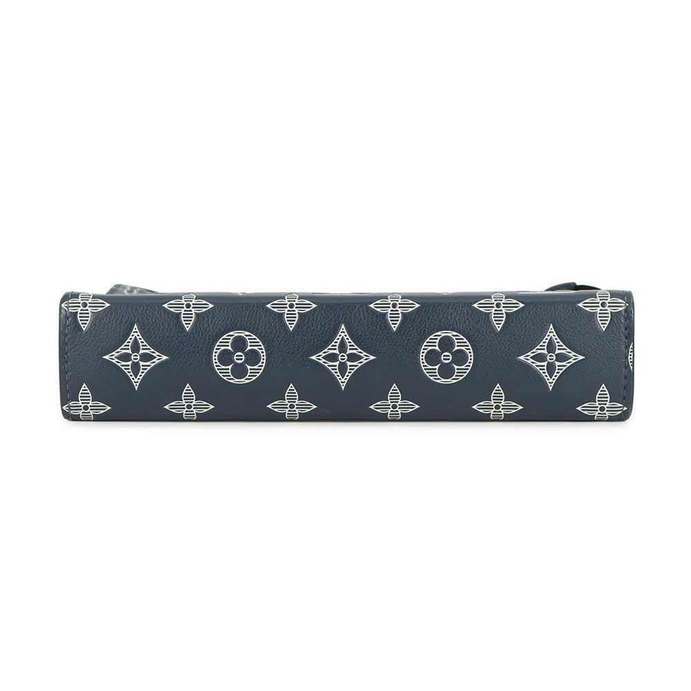 LOUIS VUITTON Gaston Wearable Wallet NavyM83384 Monogram Shadow