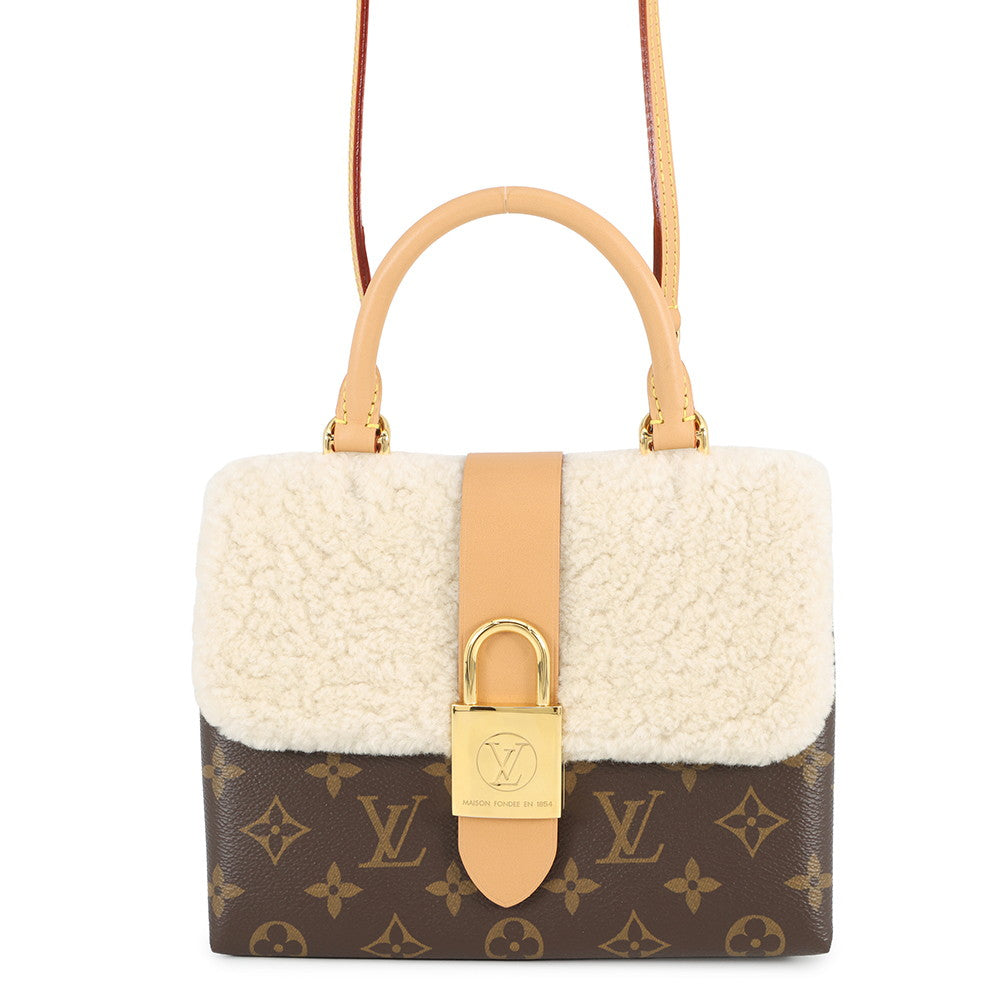 LOUIS VUITTON Locky BrownM46318 Monogram Mouton Size BB