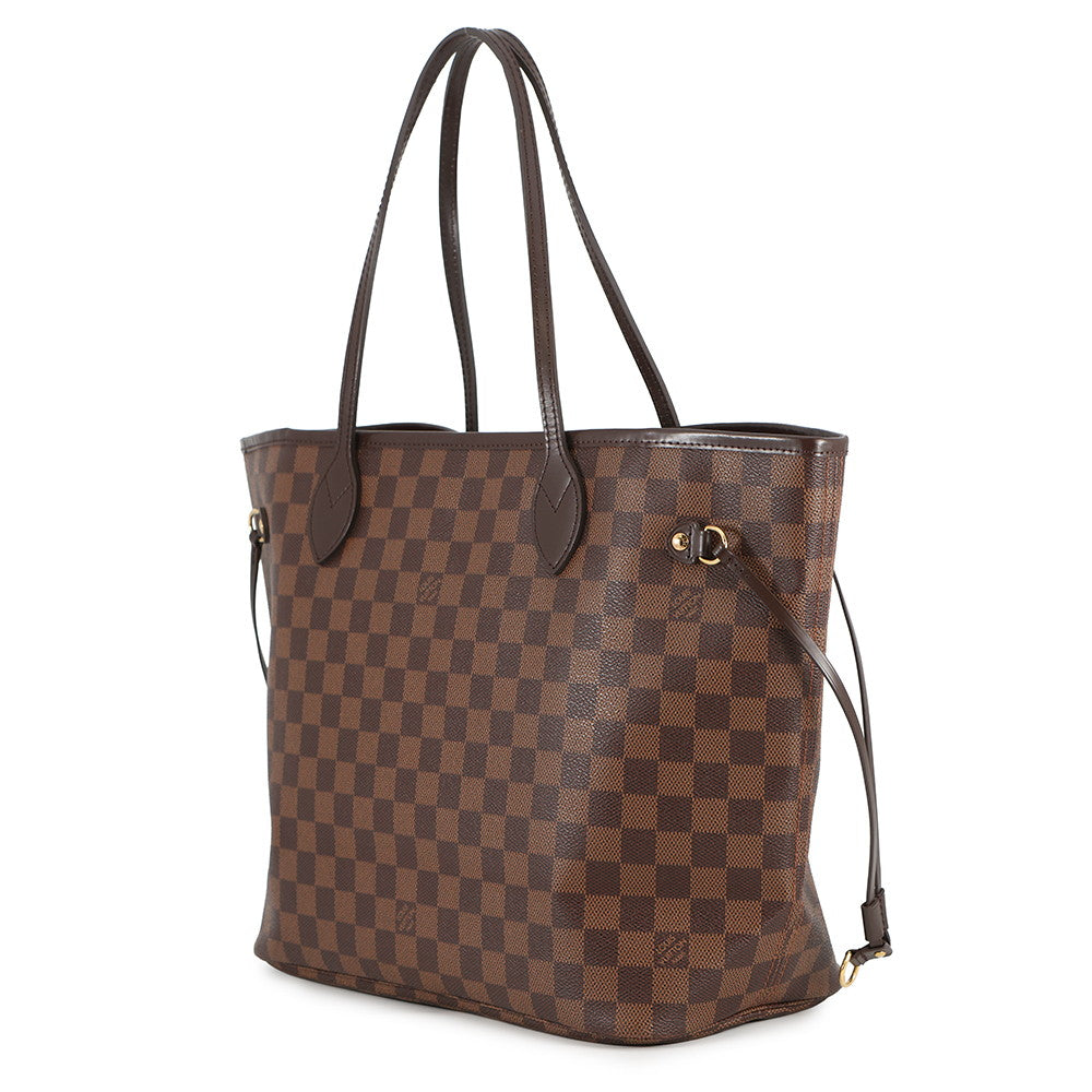 LOUIS VUITTON Neverfull CeriseN41358 Damier Ebene Canvas Size MM
