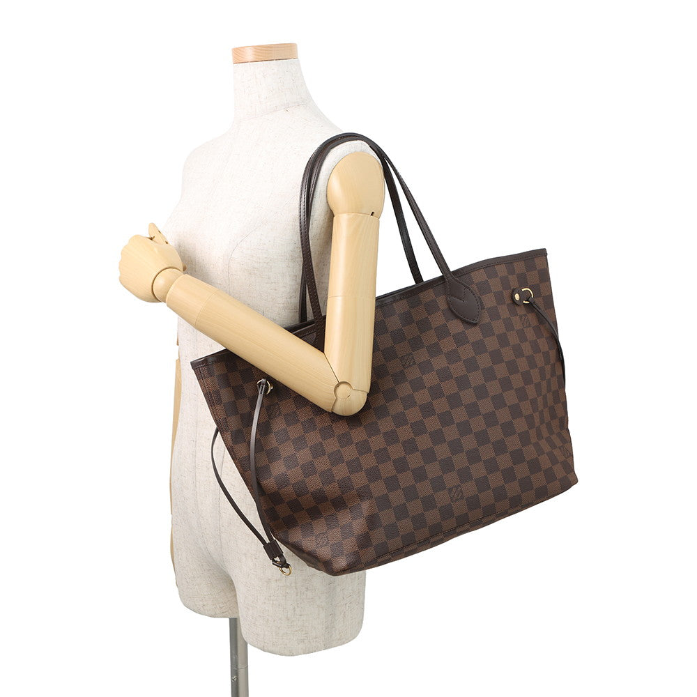 LOUIS VUITTON Neverfull CeriseN41358 Damier Ebene Canvas Size MM
