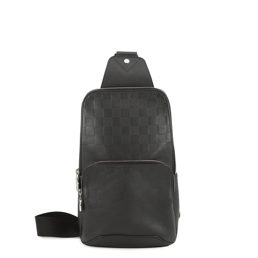 LOUIS VUITTON Avenue Sling Bag OnyxN41720 Damier Infini Leather