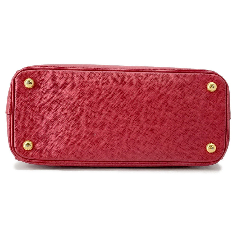 PRADA Saffiano Leather Galleria 2-Way Bag Red1BA863 Leather