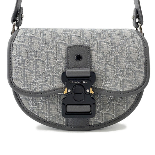 Dior Oblique Gallop Shoulder Bag Gray1ADPO033DOS_H30Q Canvas Leather