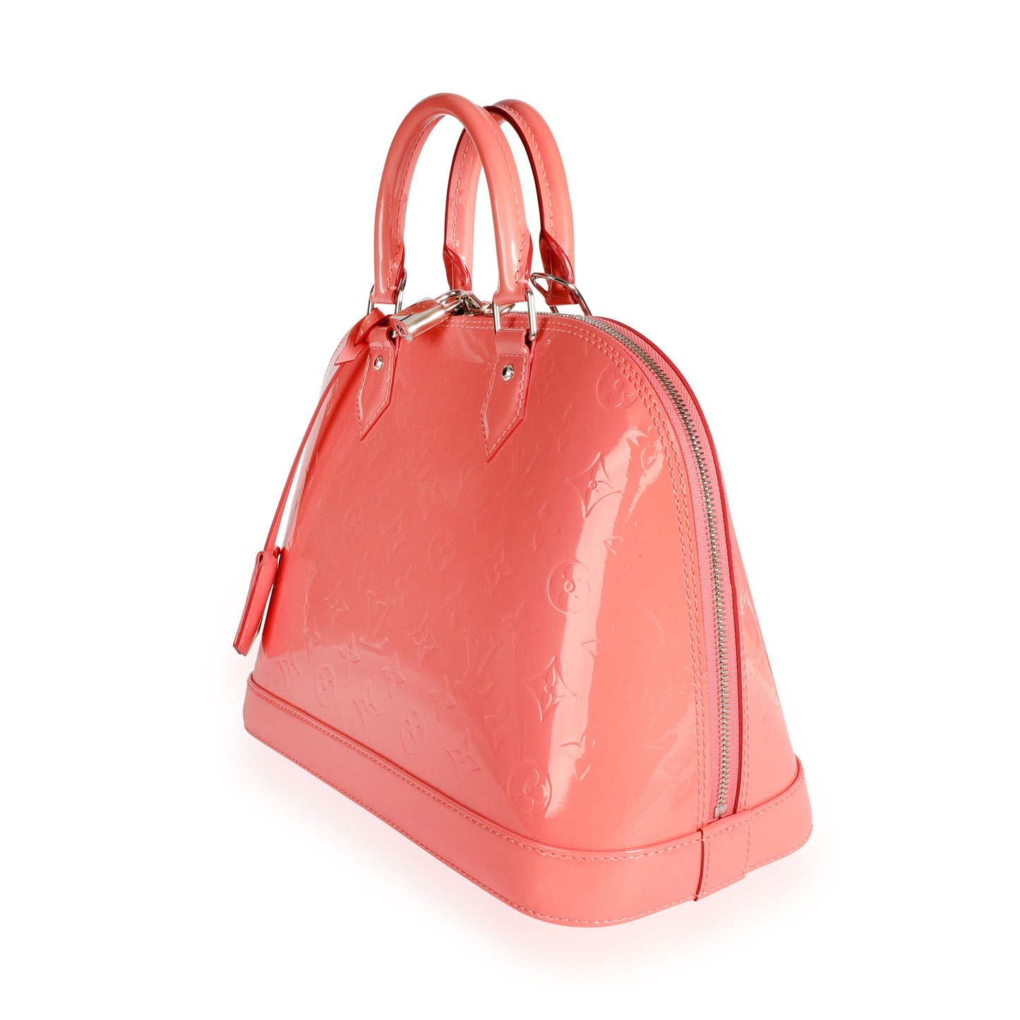 Louis Vuitton Rose Litchi Monogram Vernis Alma PM