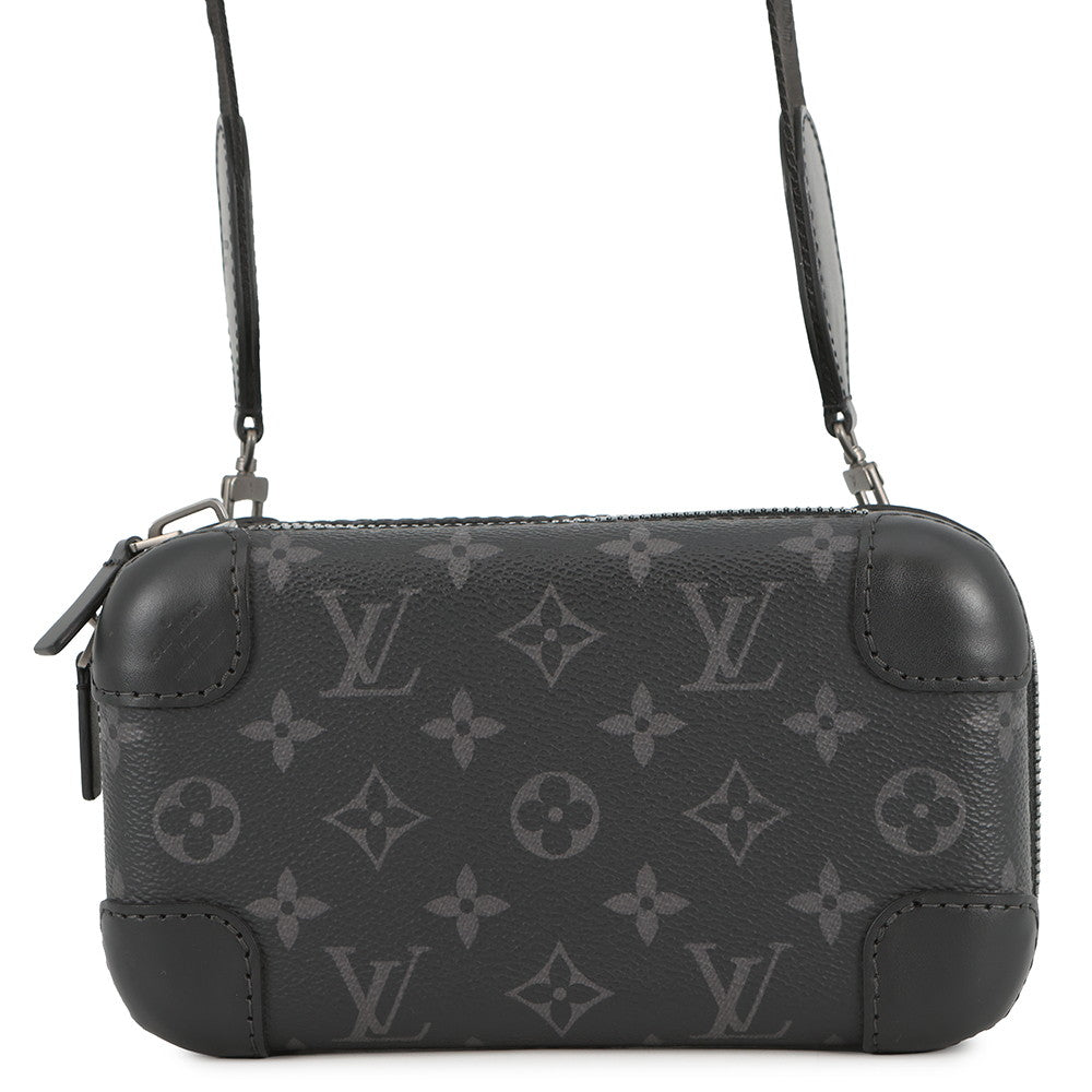 LOUIS VUITTON Horizon?Clutch NoirM45579 Monogram Eclipse