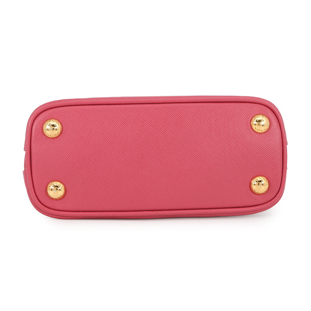 PRADA Saffiano Leather 2-Way Mini Handbag Pink1BH851 Leather