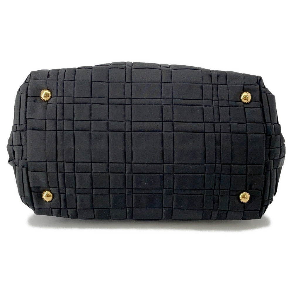 PRADA Tessuto 2-Way Handbag BlackBN1653 Nylon