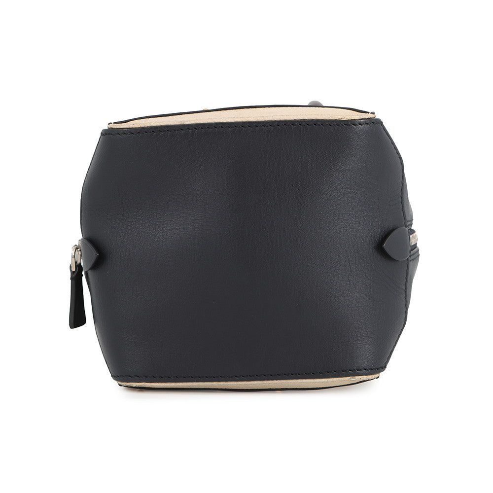 LOUIS VUITTON Square bag Navy/Beige/BrownM52350 Monogram trompe l'oeil