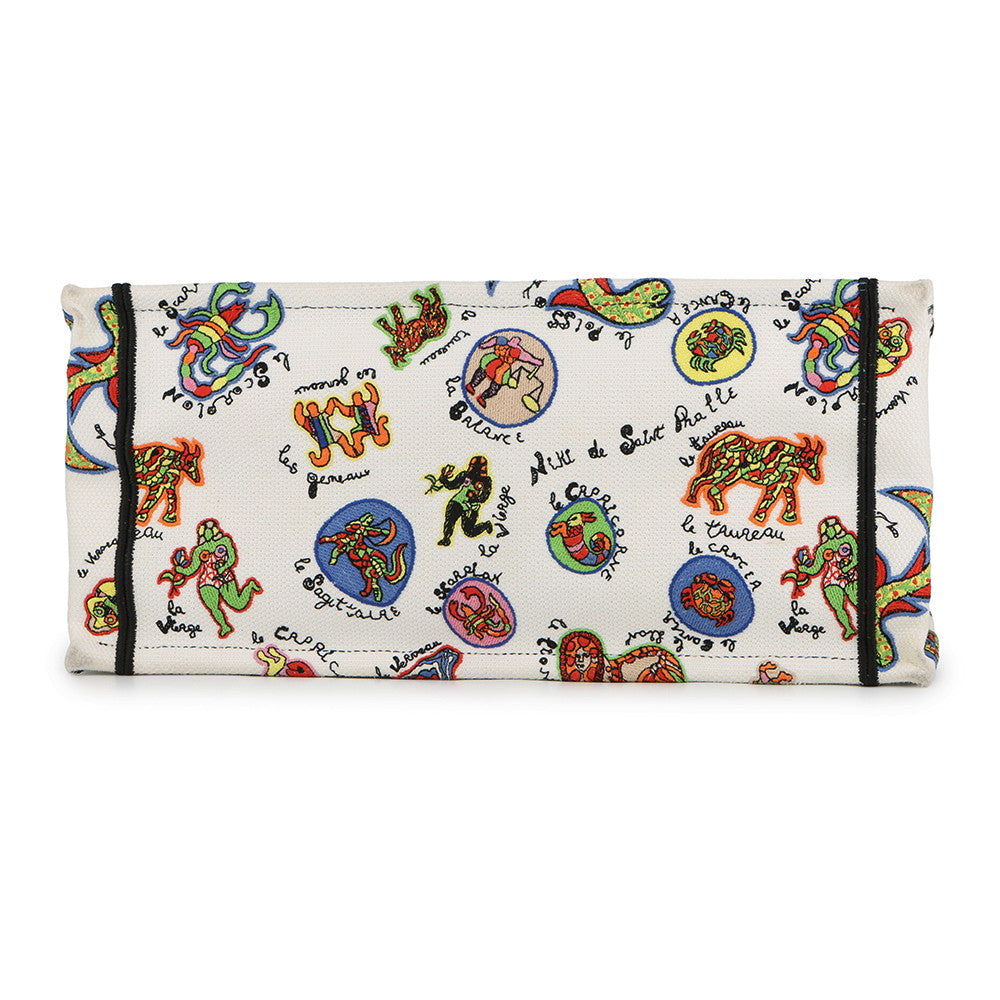 Dior Niki de Saint Phalle Book Tote White/Multicolor Canvas Size Medium