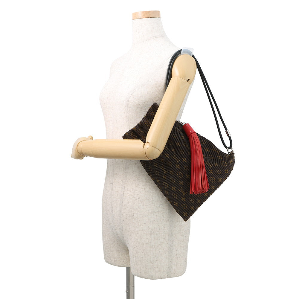 LOUIS VUITTON Pouch?Explorer Noir/RedM62232 Monogram