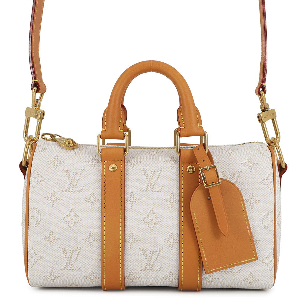 LOUIS VUITTON Keepall Bandouliere Off-whiteM15076 Monogram?Heritage Size 25