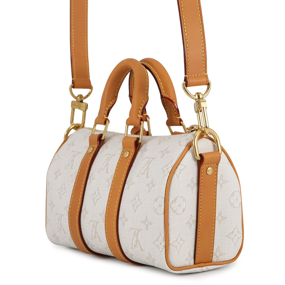 LOUIS VUITTON Keepall Bandouliere Off-whiteM15076 Monogram?Heritage Size 25