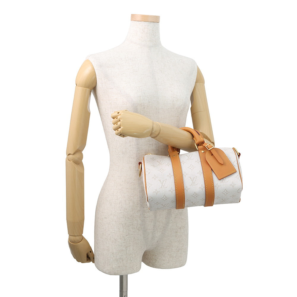 LOUIS VUITTON Keepall Bandouliere Off-whiteM15076 Monogram?Heritage Size 25