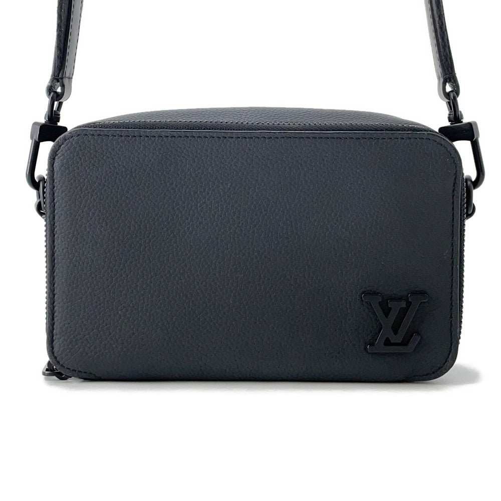 LOUIS VUITTON Alpha Wearable Wallet NoirM59161 Grained Calf Leather LV Aerogram