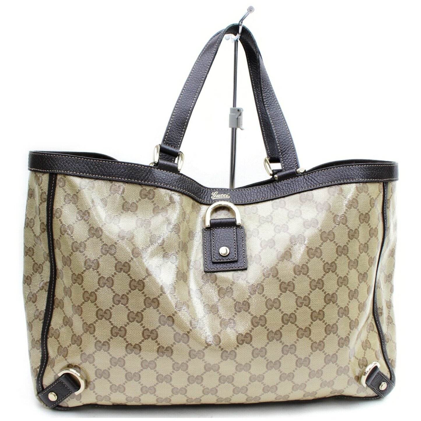 Gucci Leather Patent Leather Tote Style 3