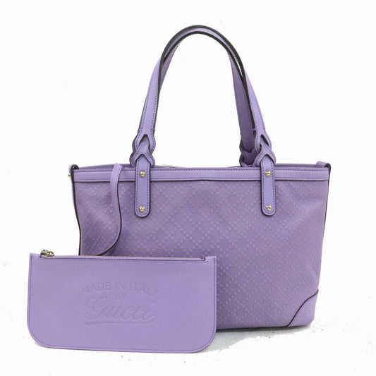 Gucci Purple PVC Tote Style 2