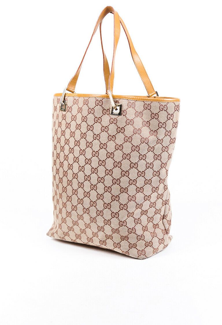 Gucci Canvas Monogram Tote Style 186