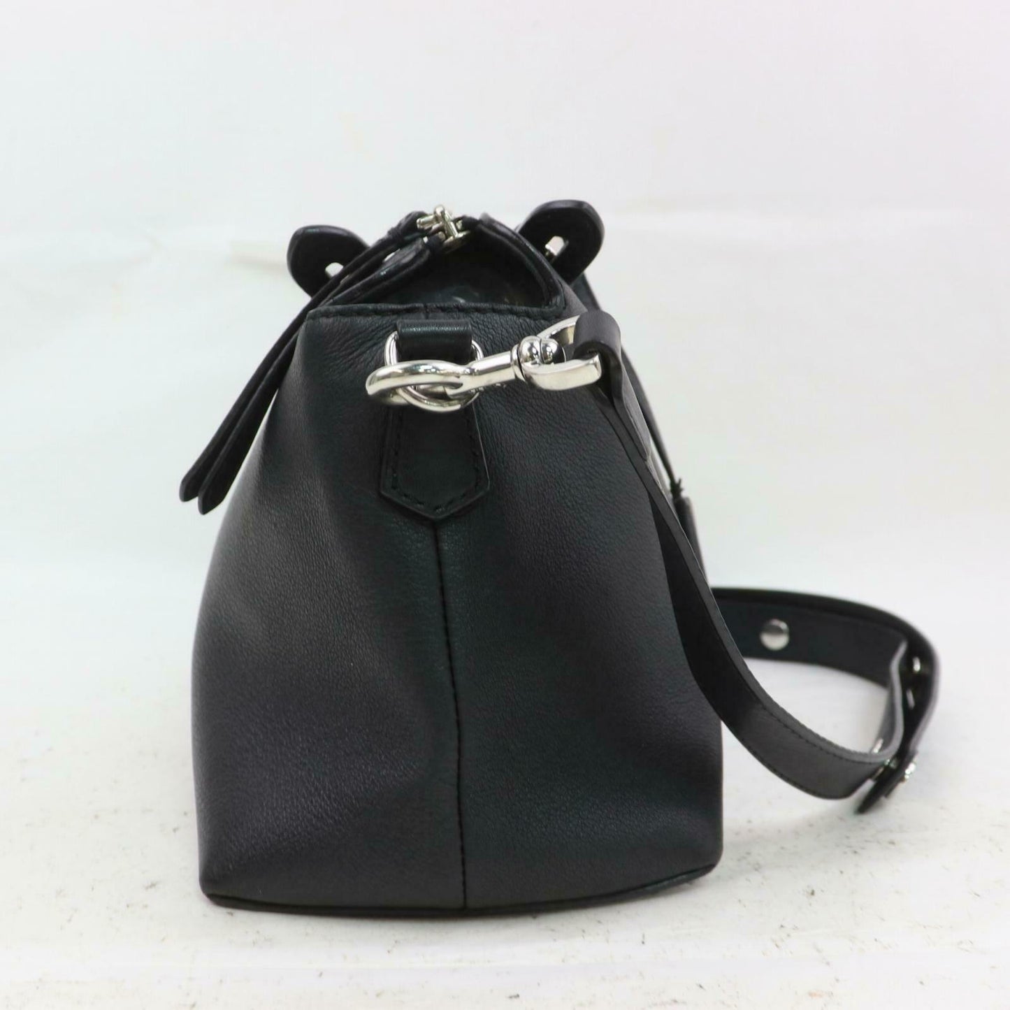 Fendi Shoulder Bag By The Way Black Leather (SHC1- )