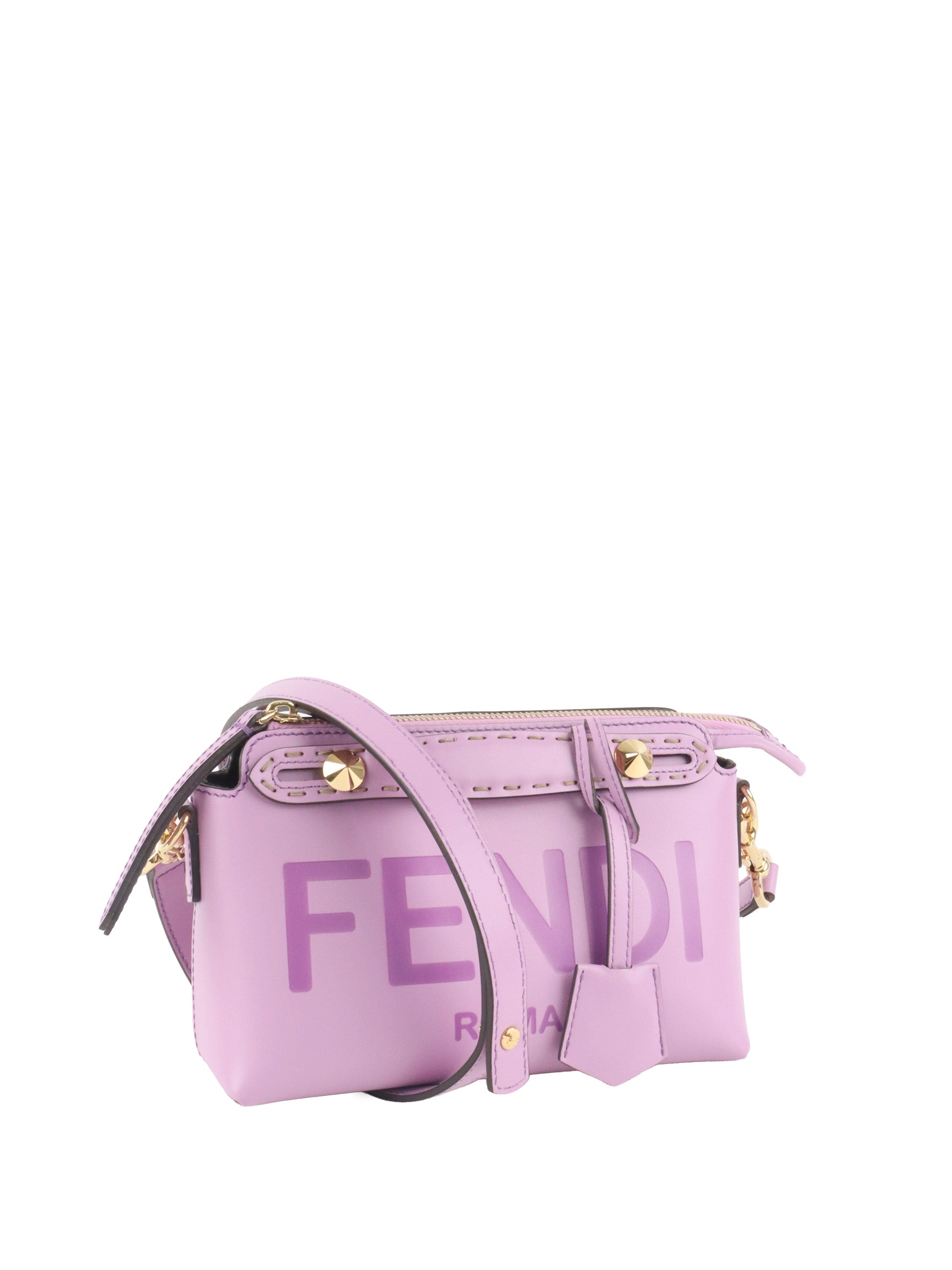 Fendi Lilac By the Way Mini Leather Shoulder Bag.