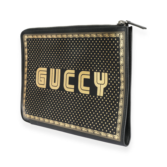 Gucci Pochette Leather Clutch