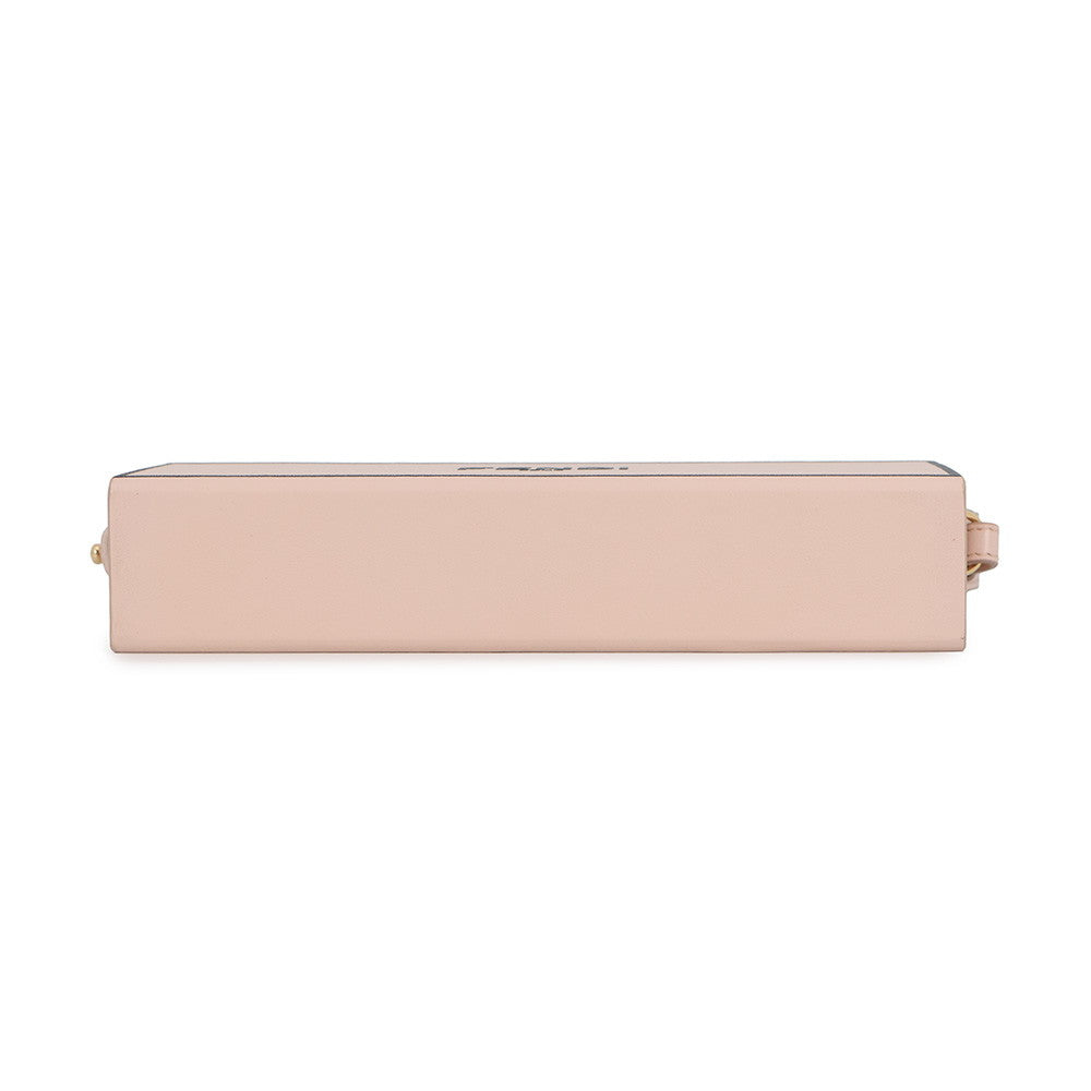 FENDI Box Shoulder Bag Pink8BT340 Leather