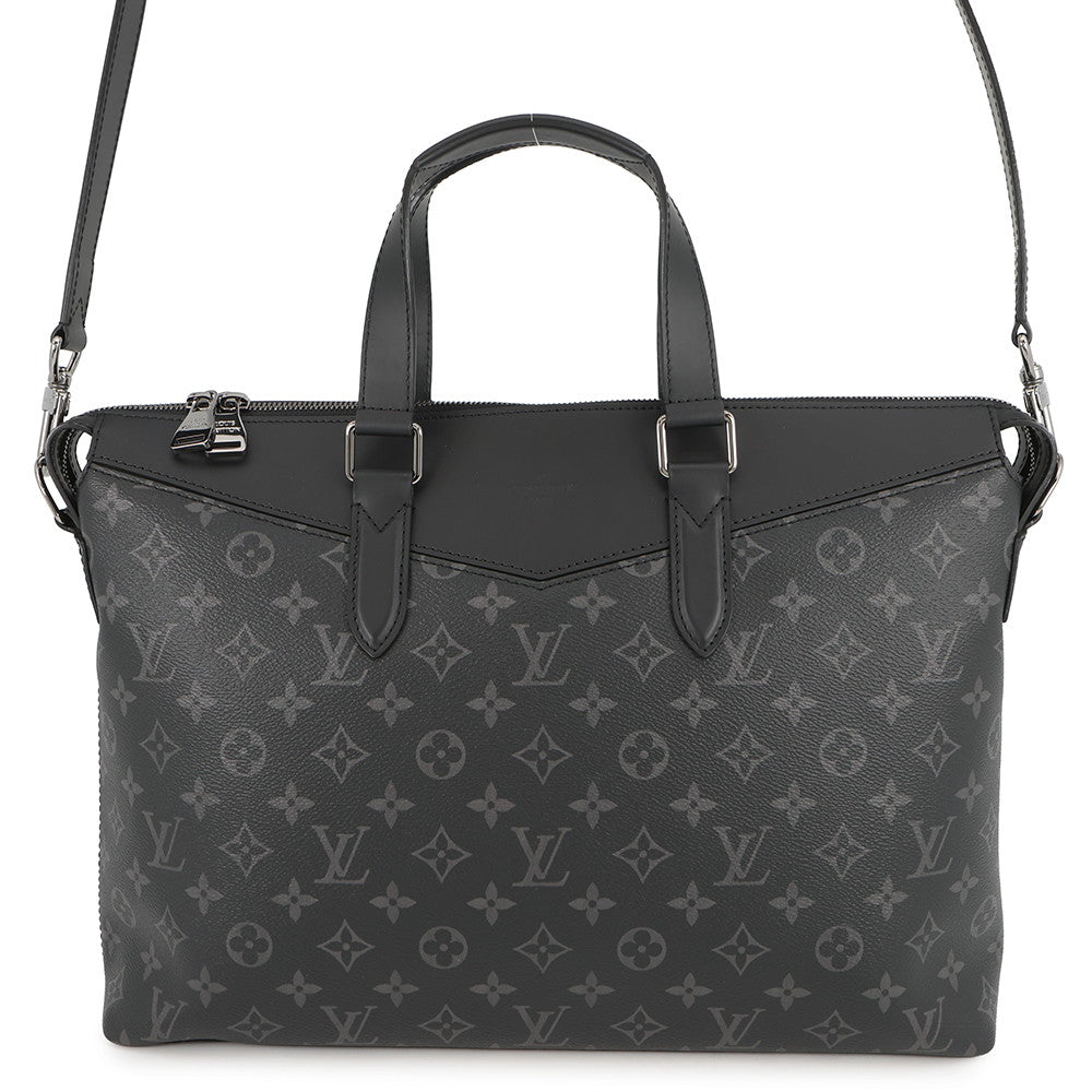 LOUIS VUITTON Fragment Briefcase?Explorer NoirM43279 Monogram Eclipse