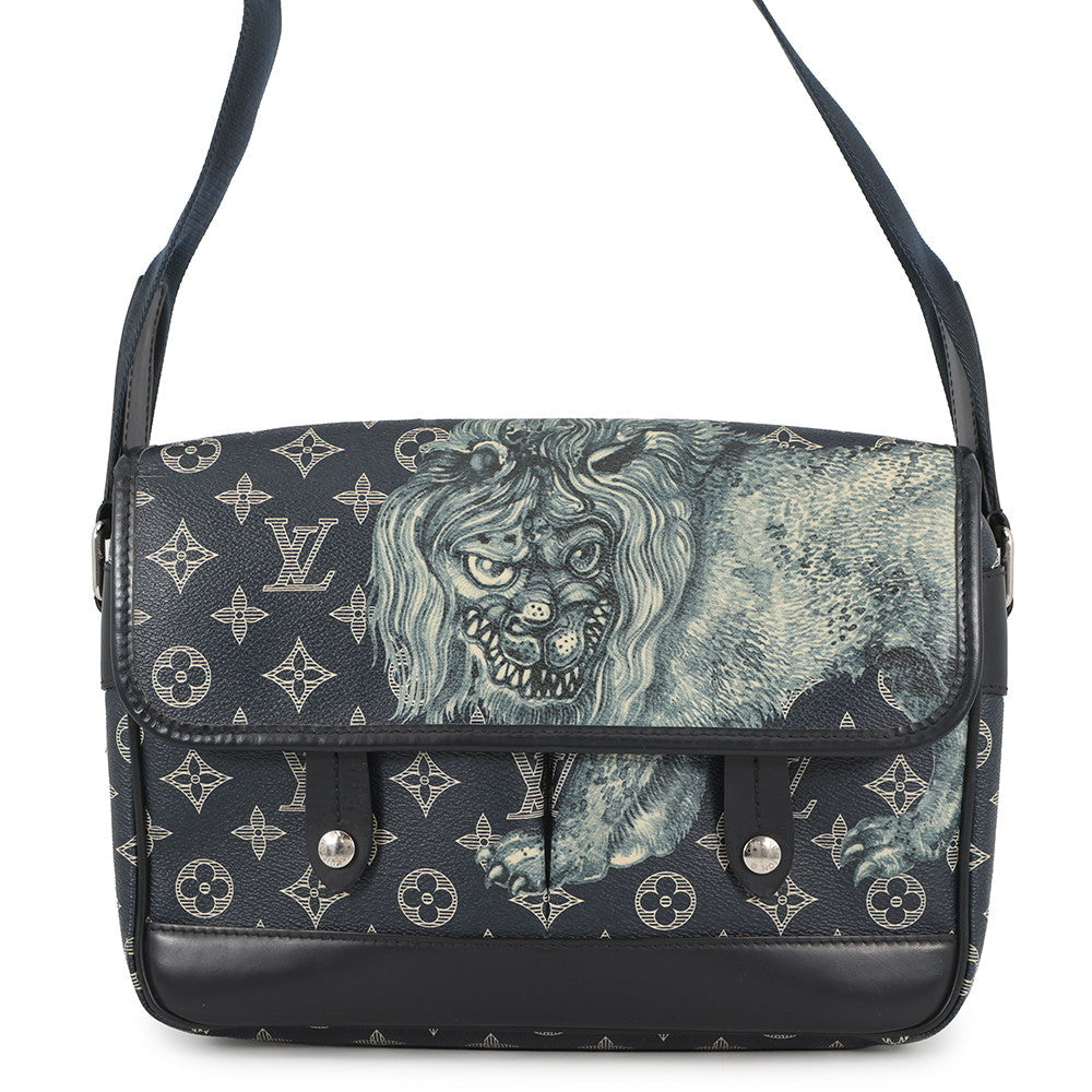 LOUIS VUITTON Messenger NavyM54248 Monogram?Savannah Chapman Brothers Size PM