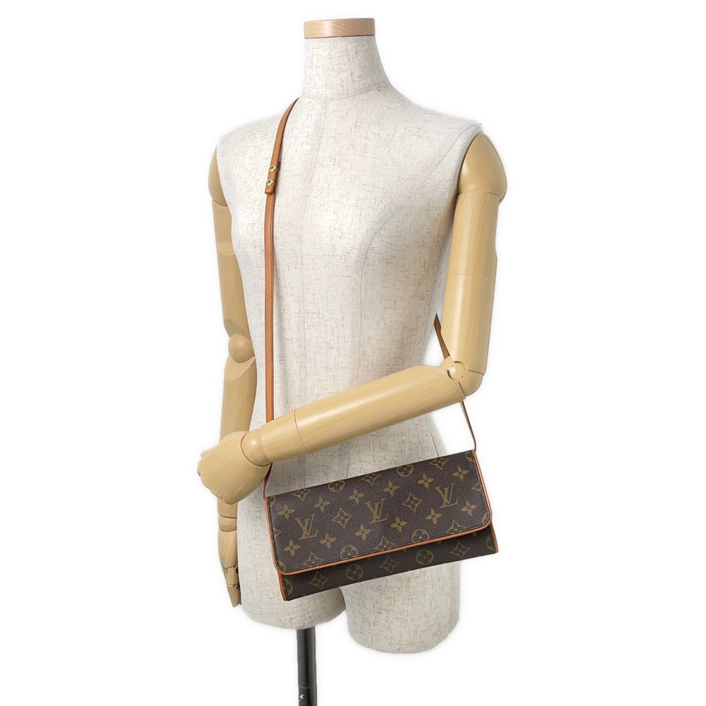 LOUIS VUITTON Pochette Twin BeigeM51852 Monogram Size GM
