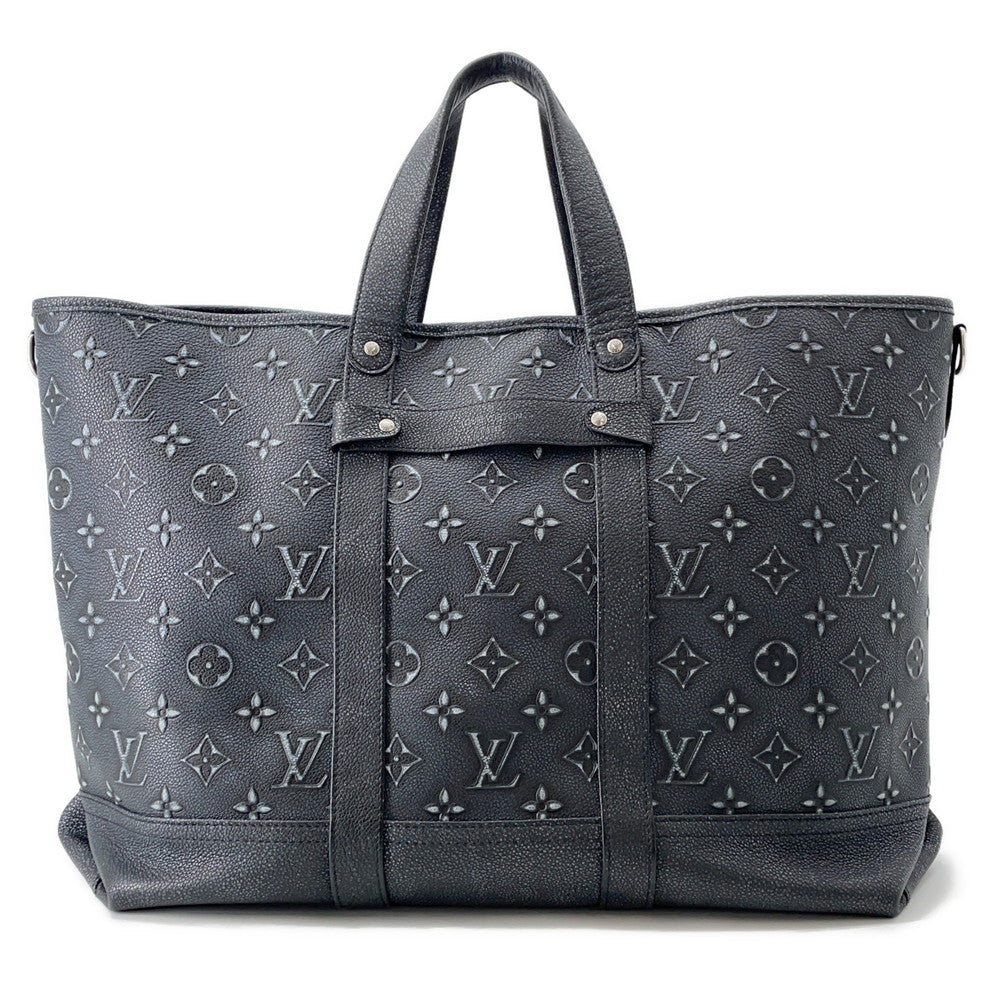 LOUIS VUITTON Trolley tote NoirM21371 Monogram?Pattern CowhideLeather
