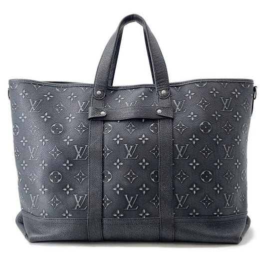 LOUIS VUITTON Trolley tote NoirM21371 Monogram?Pattern CowhideLeather