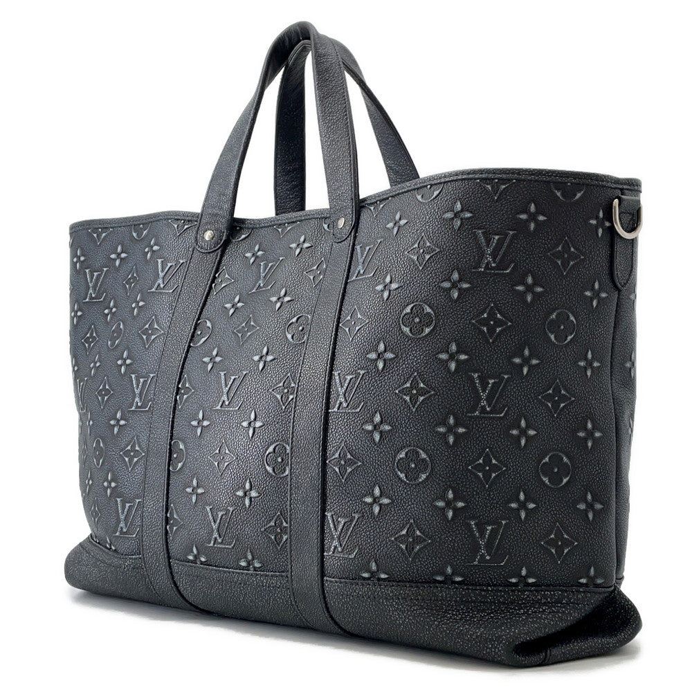 LOUIS VUITTON Trolley tote NoirM21371 Monogram?Pattern CowhideLeather