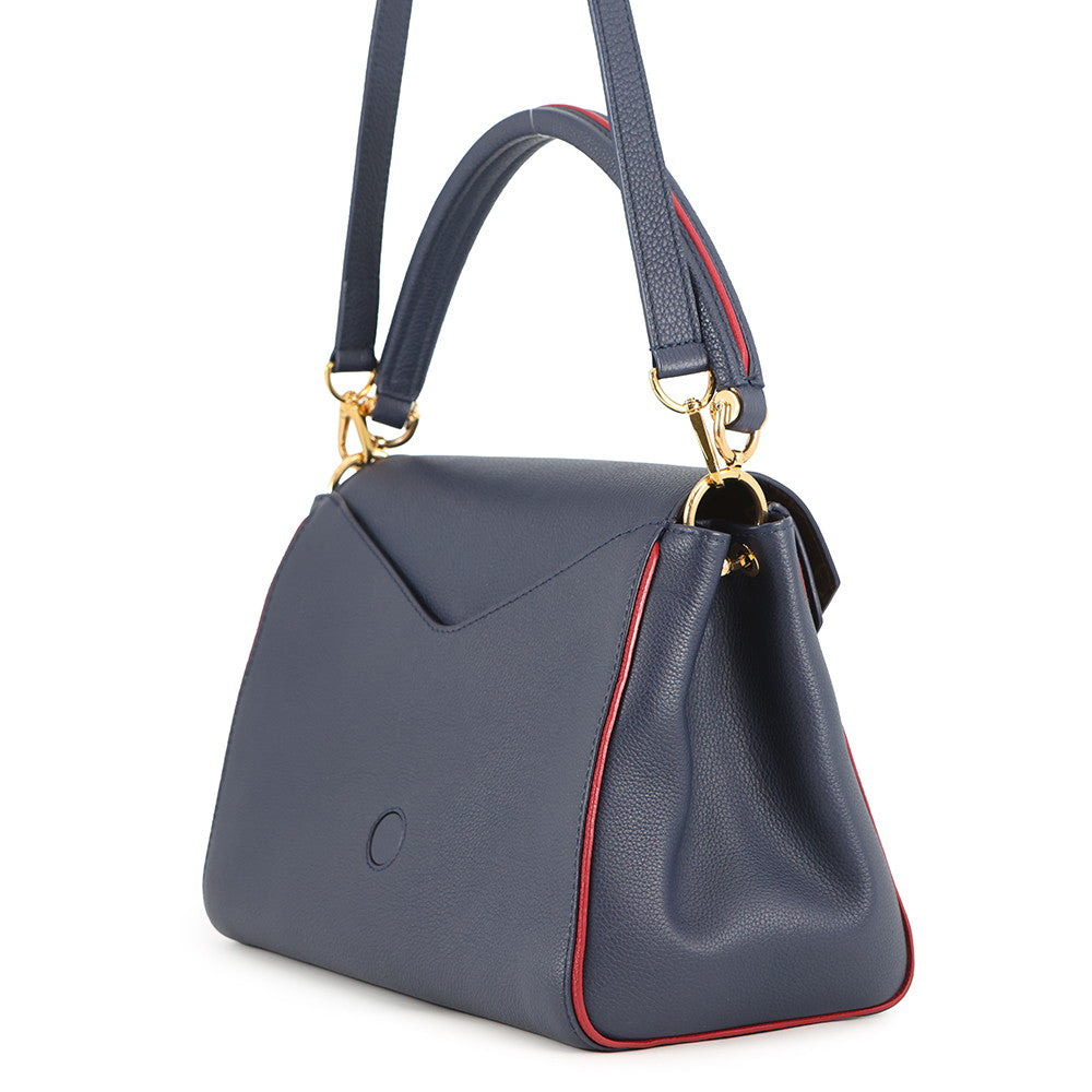LOUIS VUITTON Double V Blue MarineM55022 Calf Leather Monogram